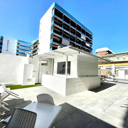 Lägenhet Standard Studio, Wifi, Rooftop Pool That Has A Beautiful Ocean View In Puerto De La Cruz Puerto de la Cruz (Tenerife)