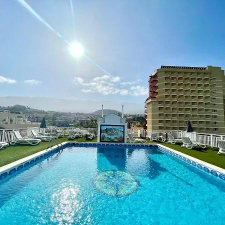Apartamento Standard Studio, Wifi, Rooftop Pool That Has A Beautiful Ocean View In Puerto De La Cruz *