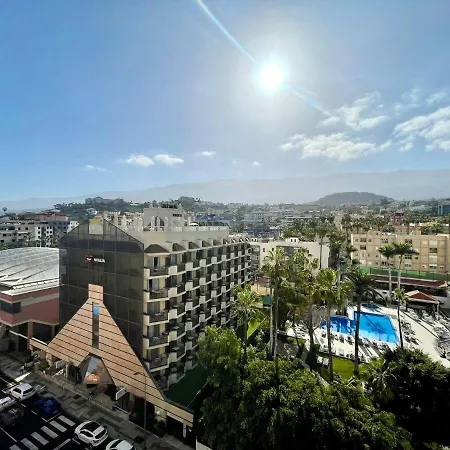 Standard Studio, Wifi, Rooftop Pool That Has A Beautiful Ocean View In Puerto De La Cruz Apartamento Puerto de la Cruz (Tenerife)